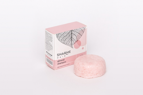 Натуральный твердый шампунь Sharme Hair Almond (миндаль)