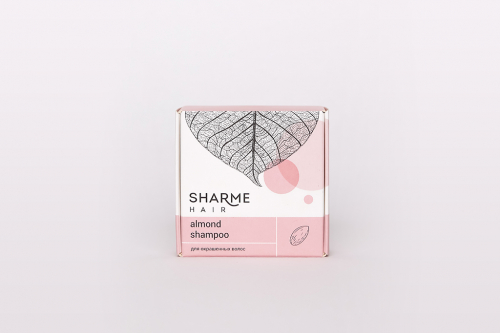 Натуральный твердый шампунь Sharme Hair Almond (миндаль)