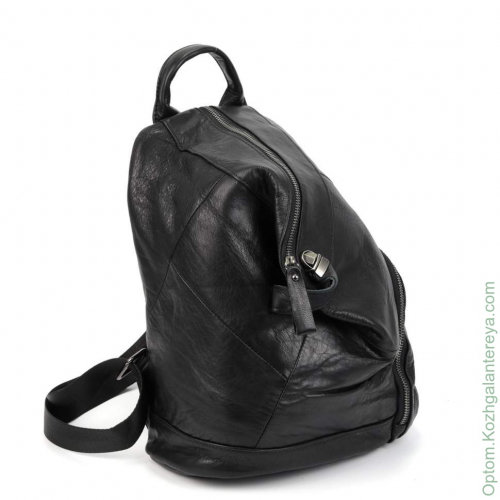 Кожаный рюкзак 5182 Блек