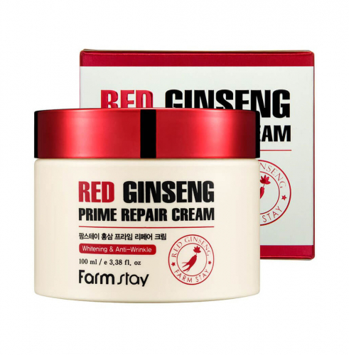 Восстанавливающий крем  с красным женьшенем Red Ginseng Prime Repair Cream