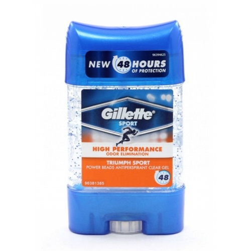 GILLETTE HIGH PERFOMANCE Прозрачный гель-део анти-перспирант 70 мл  SPORT TRIUMPH  (зап.6 шт.)