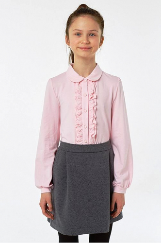 2S6-002-11811 Блузка для девочки UMKA,розовая