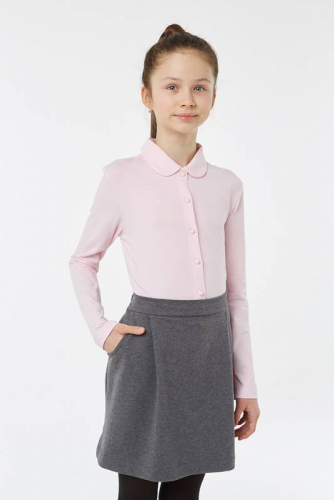 2S6-001-11811 Блузка для девочки UMKA, розовая