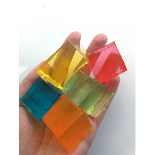 Гидрогелевые кубики разноцветные (25 шт)