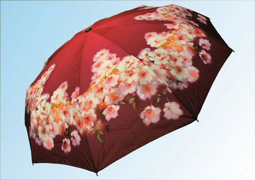 Зонт 4076 сакура малиновая