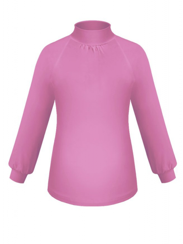 Сиреневая школьная водолазка (блузка) для девочки 75815-ДШ18