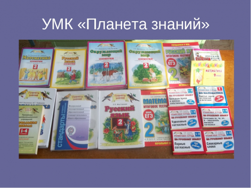 УМК ПРОГРАММА Планета знаний 2 класс ПЕРЕЧЕНЬ ПОСОБИЙ В ОПИСАНИИ ...