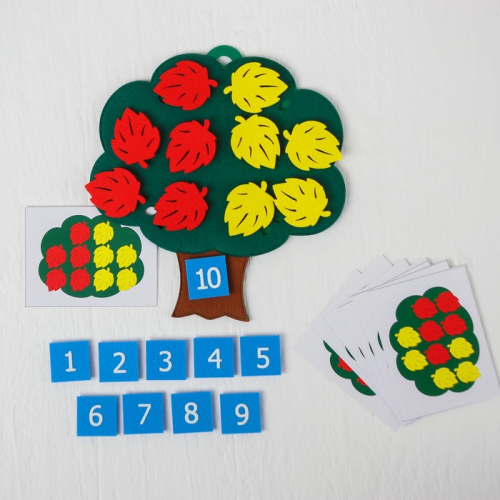 Развивающая игра «Дерево с листьями»