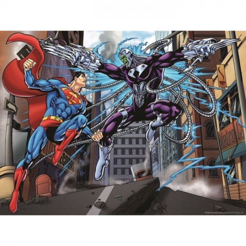 3D Пазл 500 элементов «Супермен против Брэйниака»