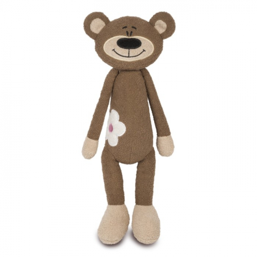 Мягкая игрушка «Медвежонок с цветочком», 33 см