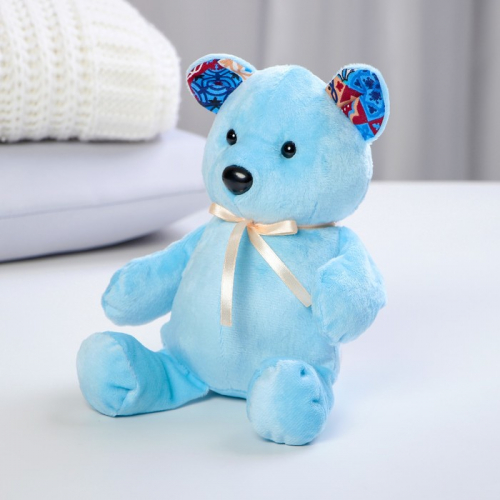 Мягкая игрушка «Мишка», цвет голубой, 25 см