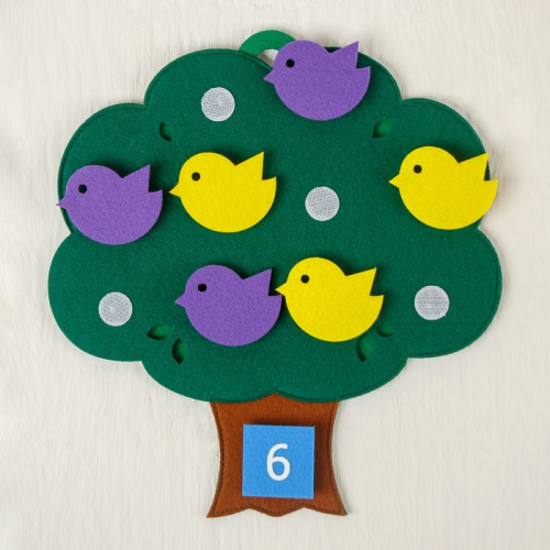 Развивающая игра «Дерево с птичками»