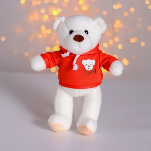 Мягкая игрушка «Медведь в толстовке», цвета МИКС