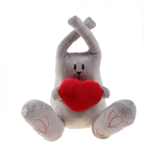 Мягкая игрушка «Зайчик Дюшес с сердцем»