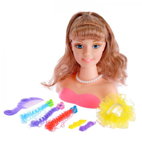 Кукла-манекен для создания причёсок «Модница» с аксессуарами