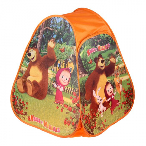 Детская палатка «Маша и Медведь» в сумке