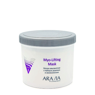 ARAVIA Маска альгинатная с чайным деревом и миоксинолом / Myo-Lifting 550 мл