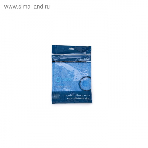 Салфетка из микрофибры EXTRA, универсальная, цвет синий, 38х40 см
