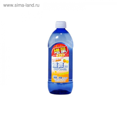 Концентрированное моющее средство для посуды и кухонных принадлежностей Sankyo Yushi Clear Fresh с апельсиновым маслом, сменная бутылка, 450 мл