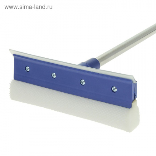 Окномойка, телескопическая ручка 48-80 см, цвет синий