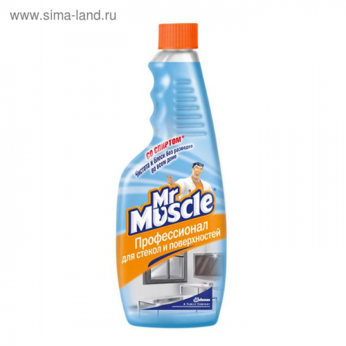 Средство для мытья стекол и других поверхностей Mr.Muscle «После дождя», запасная бутылка, 500 мл