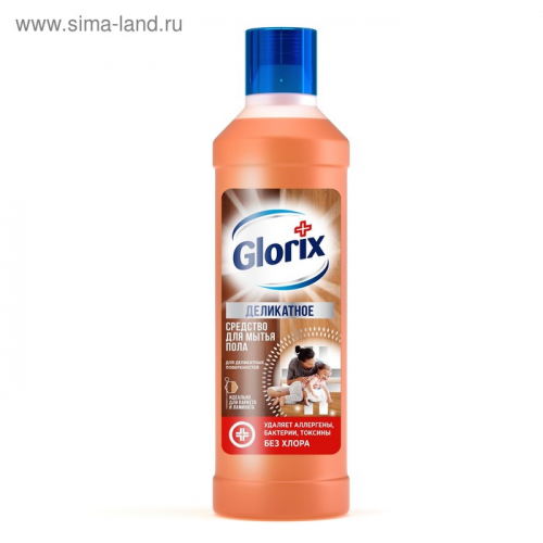 Чистящее средство для пола Glorix «Деликатные поверхности», 1 л