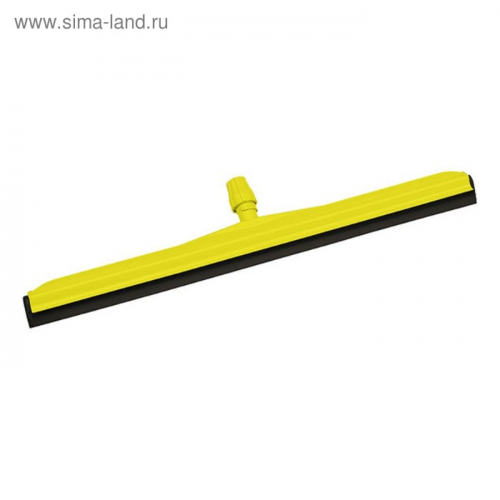 Водосгон для пола TTS пластиковый, с чёрной резинкой, 75 см, цвет жёлтый