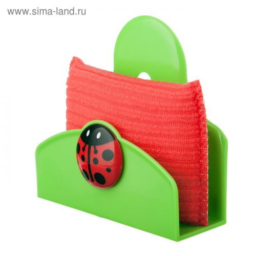 Подставка + губка для посуды Ladybug