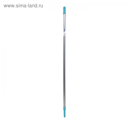 Ручка для швабры, стеклопластик, с резьбой, цвет серый, 140 см