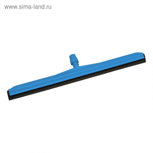 Водосгон для пола TTS пластиковый, с чёрной резинкой, 75 см, цвет синий