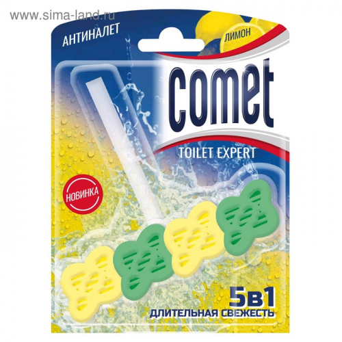 Блок для очищения унитаза Comet «Цитрус»