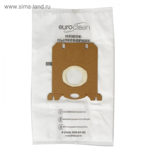 Мешок-пылесборник Euro синтетический, многослойный, 4 шт (Electolux S-Bag)