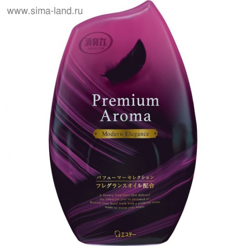 Жидкий дезодорант-ароматизатор для комнат ST Shoushuuriki с элегантным ароматом бергамота и жасмина, 400 мл