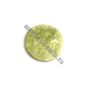 Нефритовый камень для клея Зеленый 2.5см