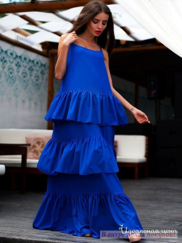 Платье B&H 045, синий (OS)