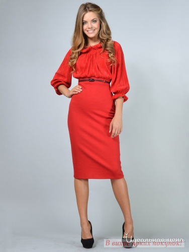 Платье LILA KASS K01818, Красный (2XS)