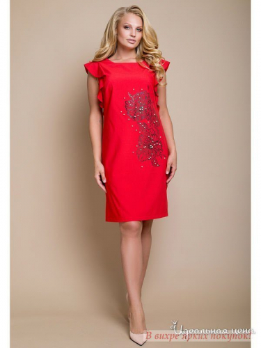 Платье LUZANA POKCOЛAHA, Красный (3XL)