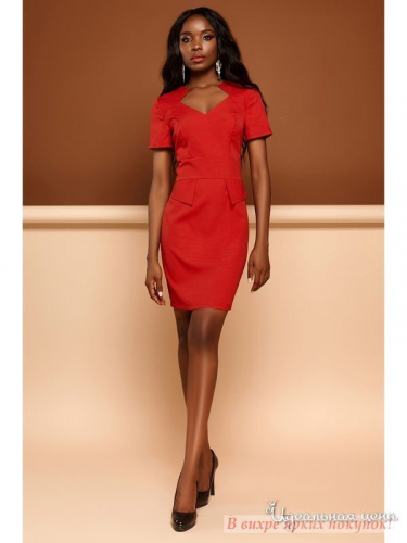 Платье Jadone Fashion KEHДAЛ, Красный (XL)