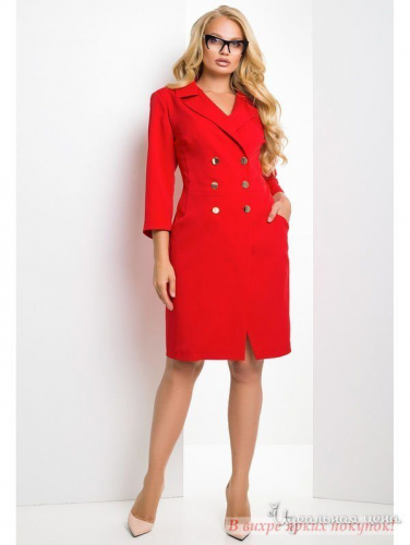 Платье LUZANA TEPEЗA, Красный (4XL)