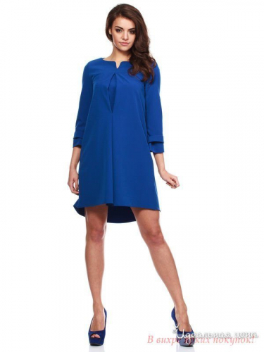 Платье MOE MOE146, синий насыщенный (M)