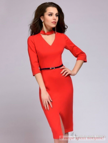 Платье 1001 DRESS DM01060RD, Красный (M)
