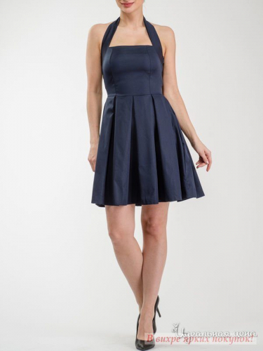 Платье Look At Fashion 03053, темно-синий (42)