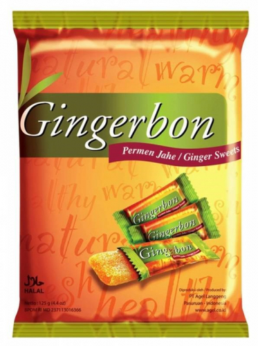 Конфеты Gingerbon имбирные, 125гр