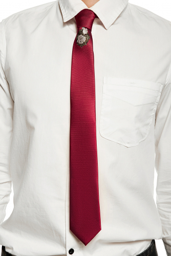 Классический галстук SIGNATURE #194329Бордовый