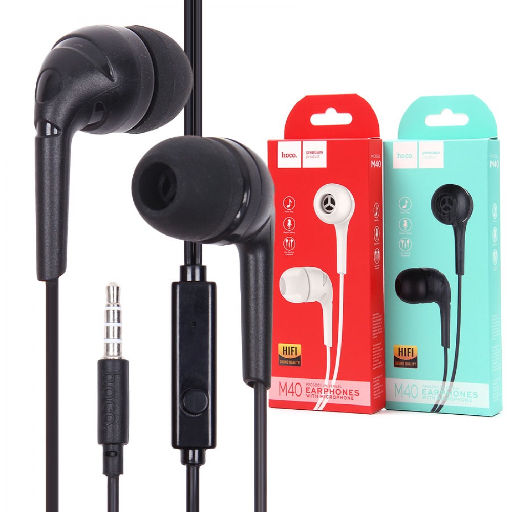 Hoco наушники проводные. Hoco m40. Наушники Hoco m40. Наушники Hoco m40 Prosody Universal Earphones with Microphone White. Наушники Hoco m40 Prosody.