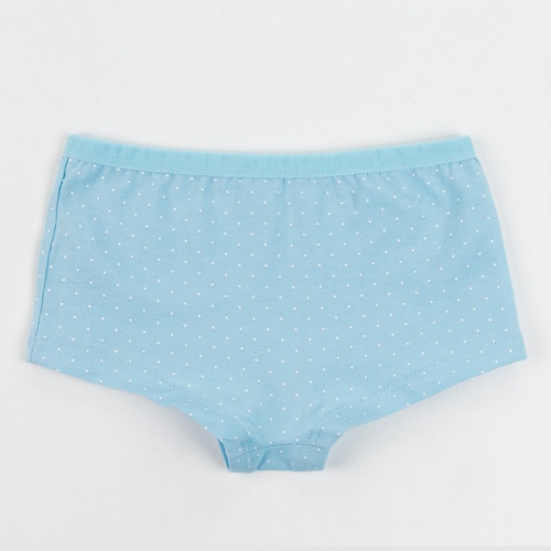 Трусы-шорты для девочки, цвет голубой, рост 134-140 см