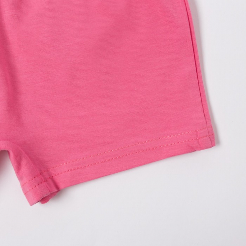 Трусы-шорты для девочки, цвет розовый, рост 128-134 см
