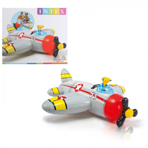 Игрушка для плавания «Самолет», 132 х 130 см, от 3 лет, цвета МИКС, 57537NP INTEX