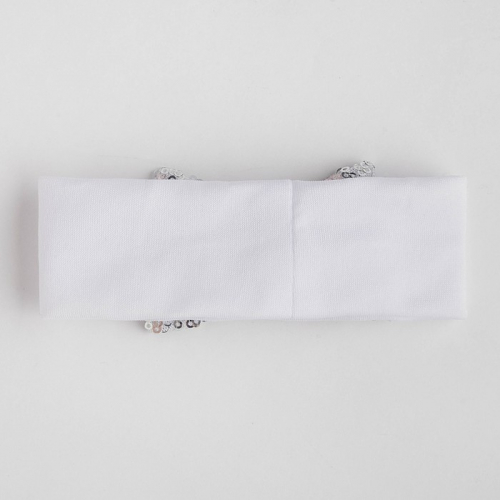 Набор Me to you: Носки и повязка, серый/белый, 8-10 см