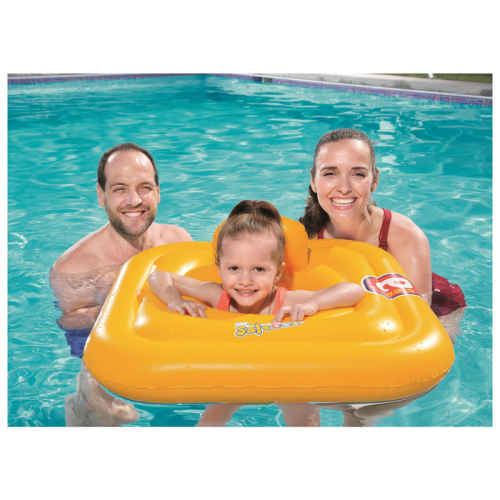 Плотик для плавания Swim Safe, ступень «A», c сиденьем и спинкой, 76 х 76 см, 32050 Bestway